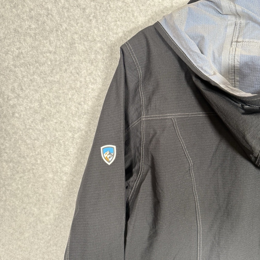 Kuhl Projekt Jetstream Fishtail Rain Jacket Hooded 2144 Women's Size L black - Picture 5 of 10